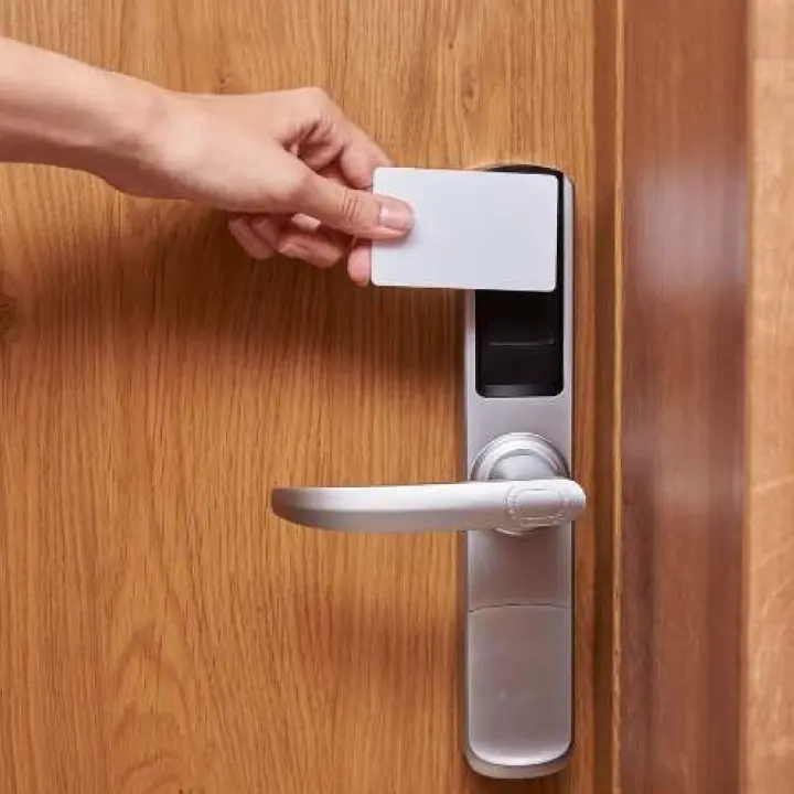 Key Card Door Lock Installation