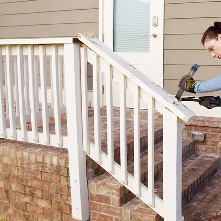 stair railing repair