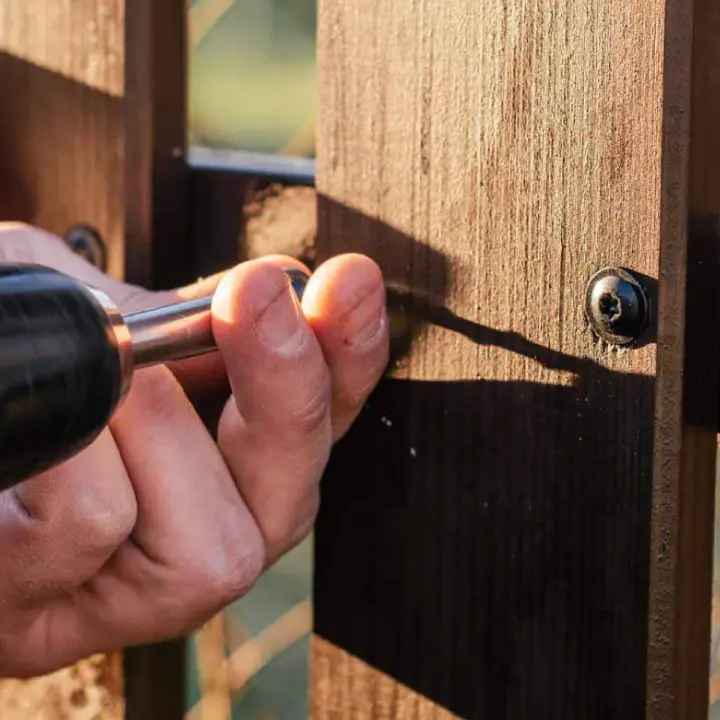 wood gate repair