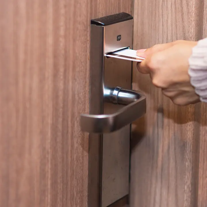 Key Card Door Lock Installation