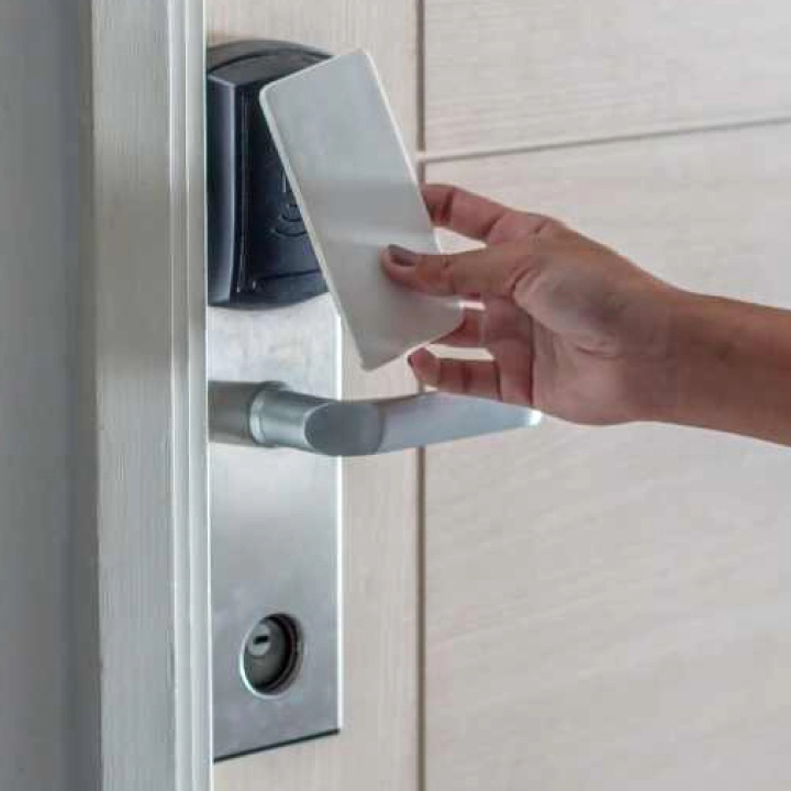 Key Card Door Lock Installation